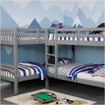 Cm-bk904gy Furniture Of America Abigail Bedroom Furniture Bed