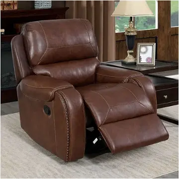 Cm6950br-ch Furniture Of America Walter Living Room Furniture Recliner