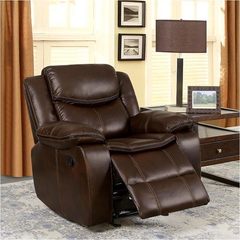 Cm6981br-ch Furniture Of America Living Room Furniture Recliner