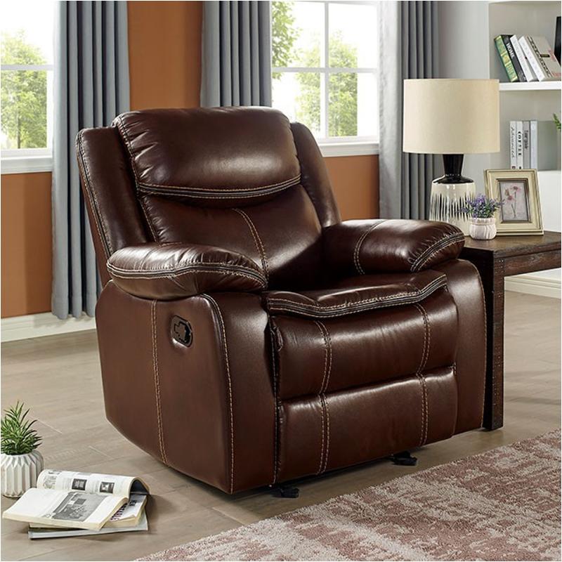 Cm6343-ch Furniture Of America Jeanna Living Room Furniture Recliner