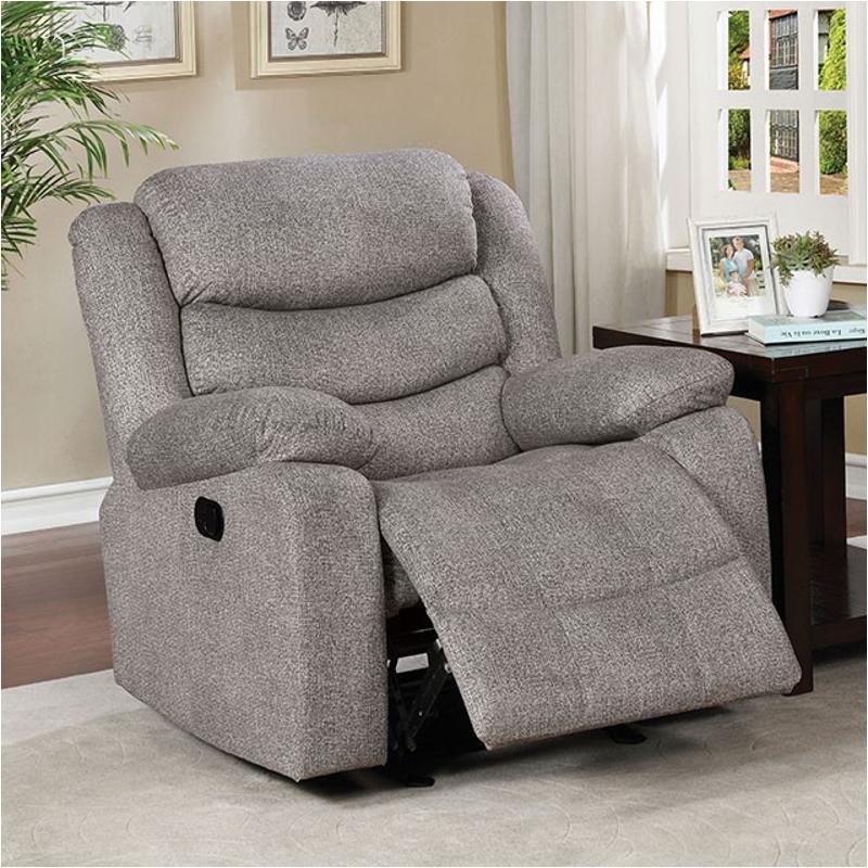 Cm6940-ch Furniture Of America Castleford Living Room Furniture Recliner