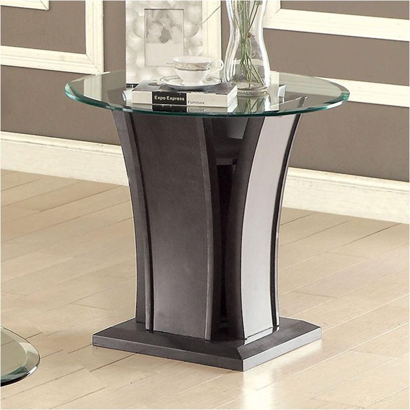 Cm4104gy-e Furniture Of America Manhattan Living Room Furniture End Table