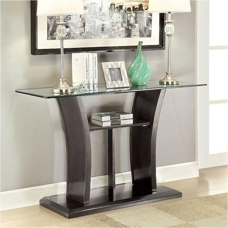Cm4104gy-s Furniture Of America Manhattan Living Room Furniture Sofa Table