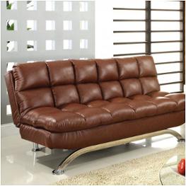 Cm2906 Furniture Of America Aristo - Saddle Brown Living Room Furniture Futon