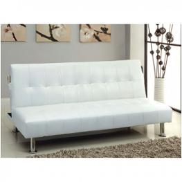Cm2669p-wh Furniture Of America Bulle - White Living Room Furniture Futon