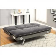 Cm2675gy Furniture Of America Gallagher - Gray Living Room Furniture Futon