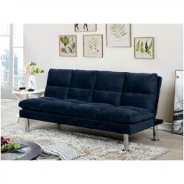 Cm2902nv Furniture Of America Saratoga - Navy Living Room Furniture Futon
