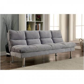 Cm2902gy Furniture Of America Saratoga - Gray Living Room Furniture Futon