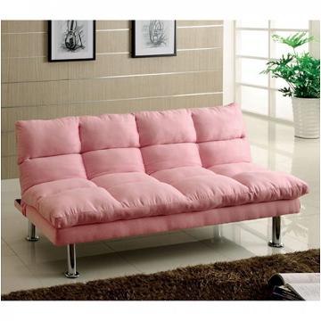 Cm2902pk Furniture Of America Saratoga - Pink Living Room Furniture Futon