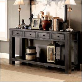Cm4327s Furniture Of America Meadow - Antique Black Living Room Furniture Sofa Table
