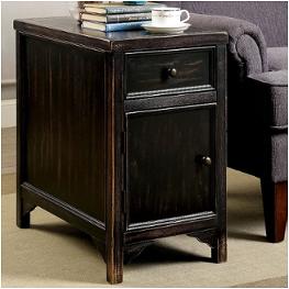 Cm4327t Furniture Of America Meadow - Antique Black Living Room Furniture End Table