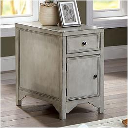 Cm4327wh-t Furniture Of America Meadow - Antique White Living Room Furniture End Table