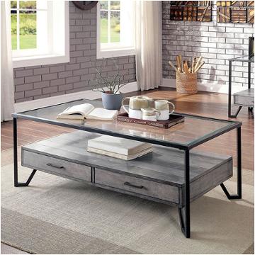 Cm4348c Furniture Of America Ponderay Living Room Furniture Cocktail Table