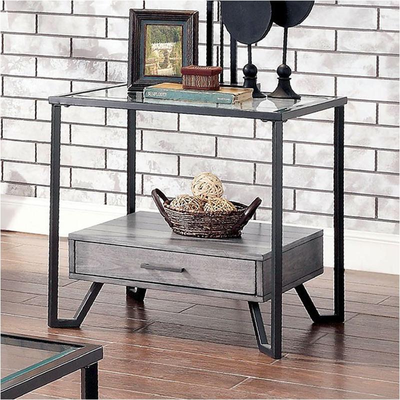 Cm4348e Furniture Of America Ponderay Living Room Furniture End Table