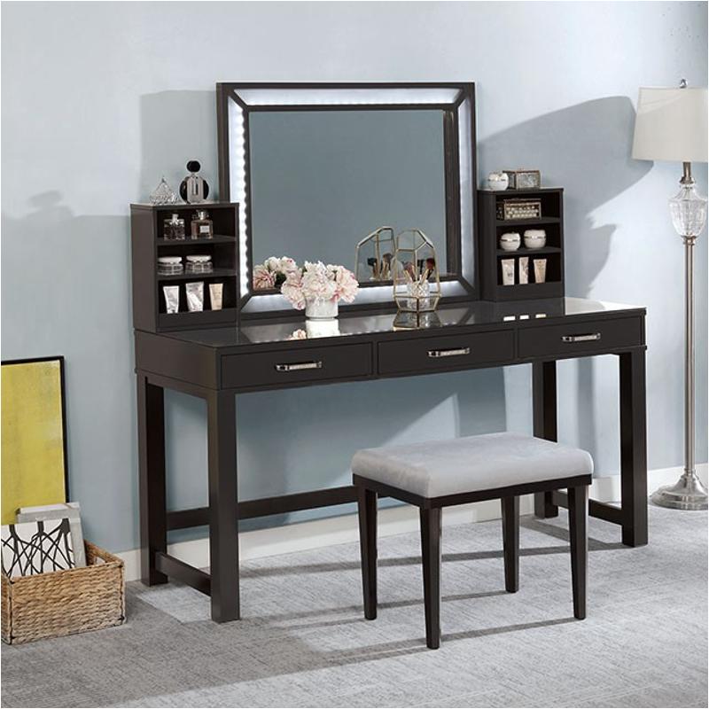 Foa-dk5685dg-pk Furniture Of America Tracie Bedroom Furniture Vanitie