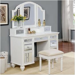 Cm-dk6162wh Furniture Of America Tracie Bedroom Furniture Vanitie