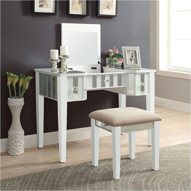 Cm-dk6385wh Furniture Of America Bedroom Furniture Vanitie