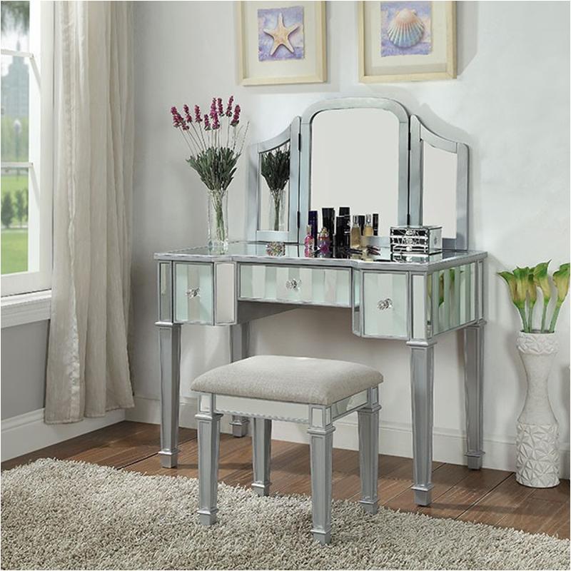 Cm-dk6361sv Furniture Of America Bedroom Furniture Vanitie