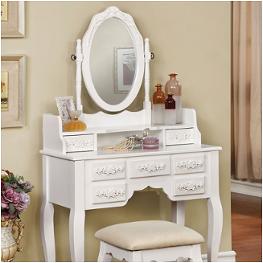Cm-dk6845wh Furniture Of America Bedroom Furniture Mirror