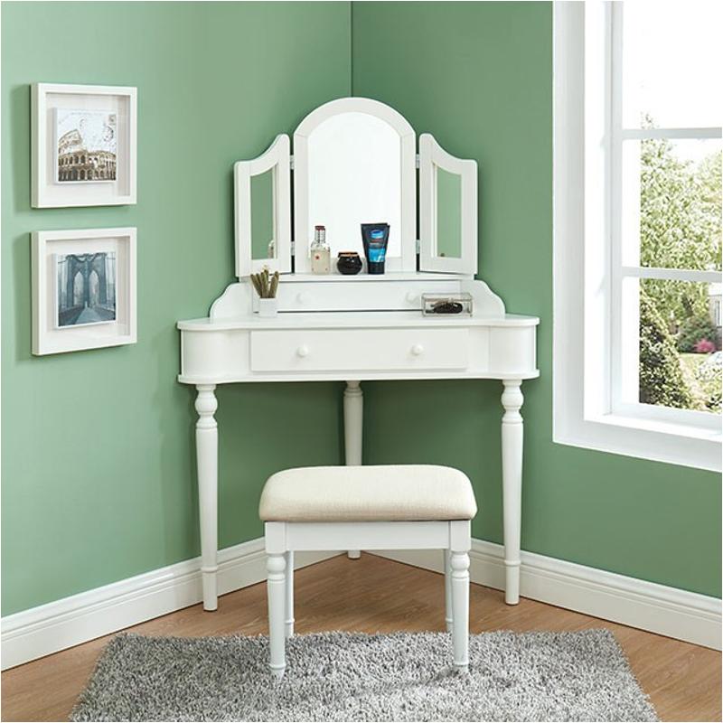 Cm-dk5849wh Furniture Of America Bedroom Furniture Vanitie