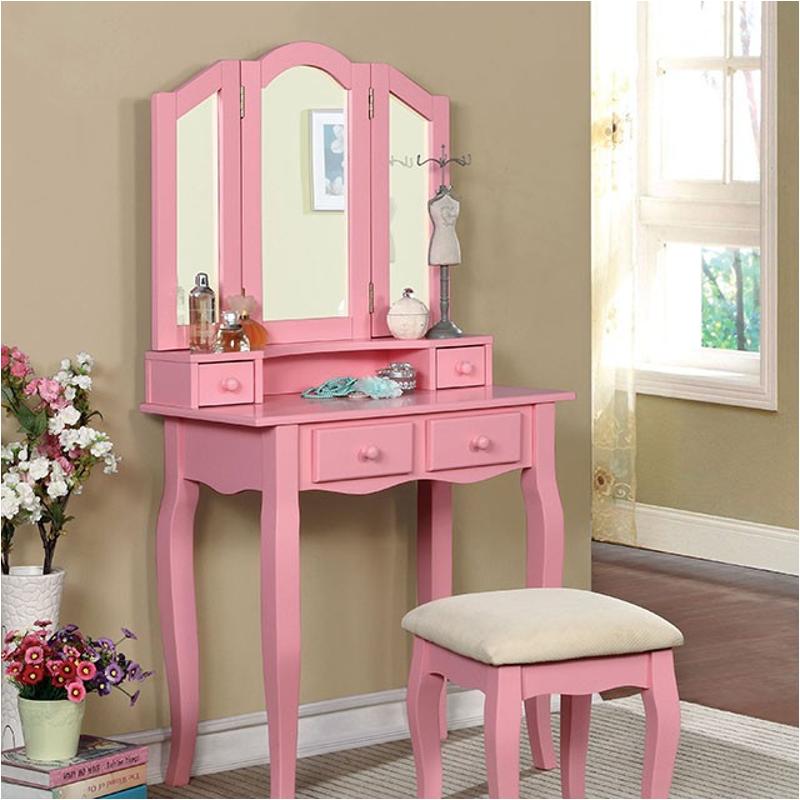 Cm-dk6846pk Furniture Of America Bedroom Furniture Vanitie