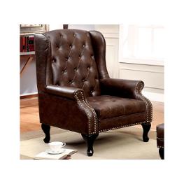 Cm-ac6801br Furniture Of America Living Room Furniture Accent Chair
