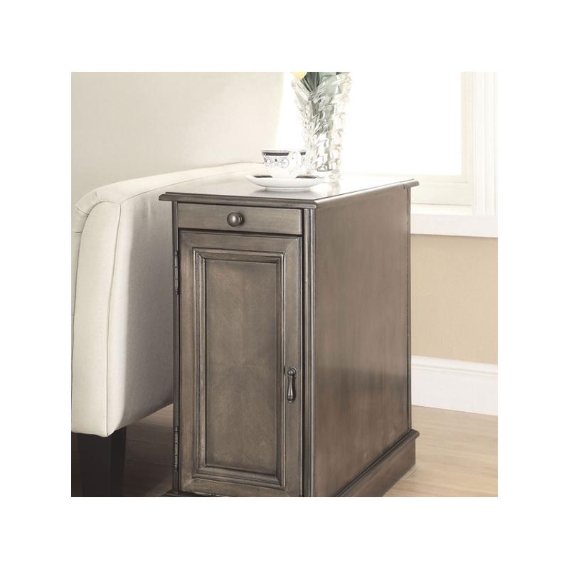 Cm-ac171gy Furniture Of America Lilith Accent Furniture Accent Cabinet