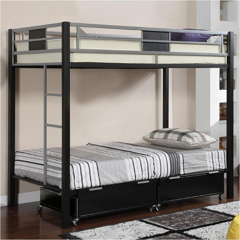 Cm-bk1021 Furniture Of America Clifton Bedroom Furniture Bed