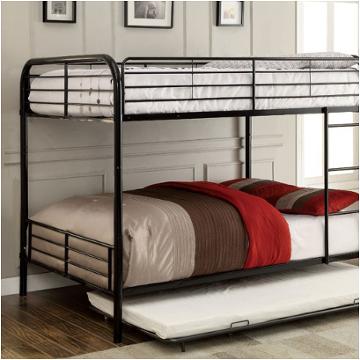 Cm-bk1035f-bk Furniture Of America Brocket Bedroom Furniture Bed