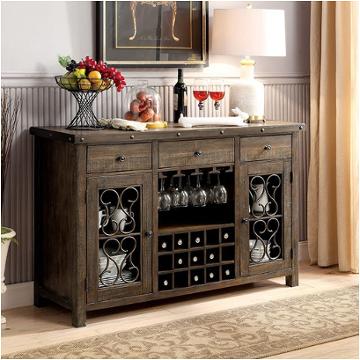 Cm3465sv Furniture Of America Paulina Dining Room Furniture Server