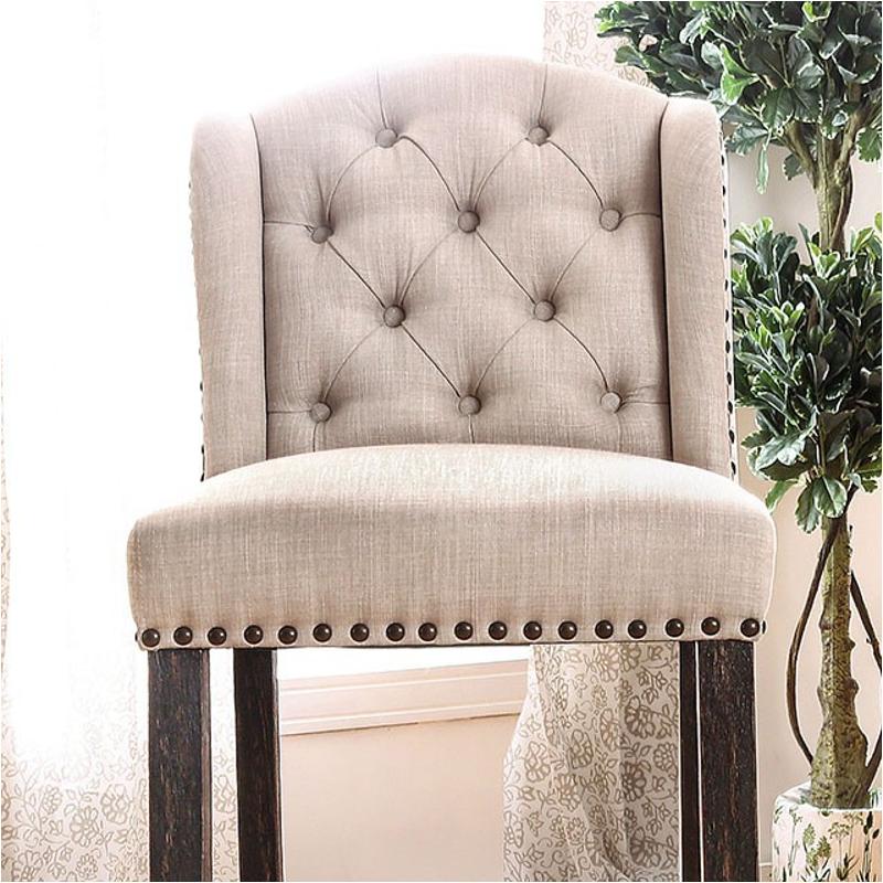 Cm3324bk-bcw Furniture Of America Sania Accent Furniture Stool
