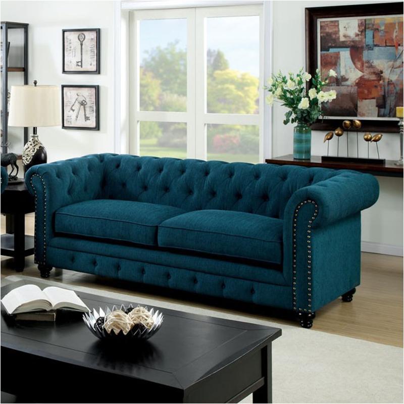 Cm6269tl-sf Furniture Of America Stanford Living Room Furniture Sofa