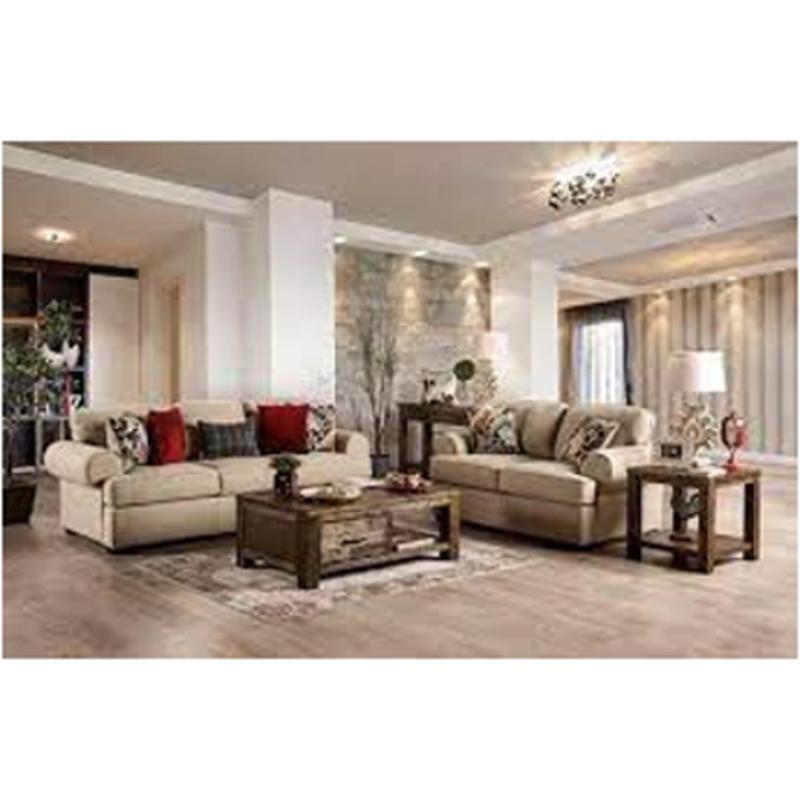 Sm6027-lv Furniture Of America Living Room Furniture Sectional