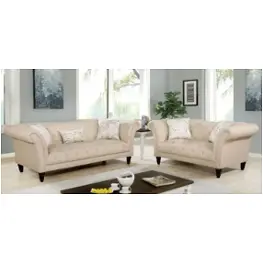 Cm6210bg-sf Furniture Of America Louella Living Room Furniture Sofa