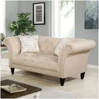Cm6210bg-lv Furniture Of America Louella Living Room Furniture Loveseat
