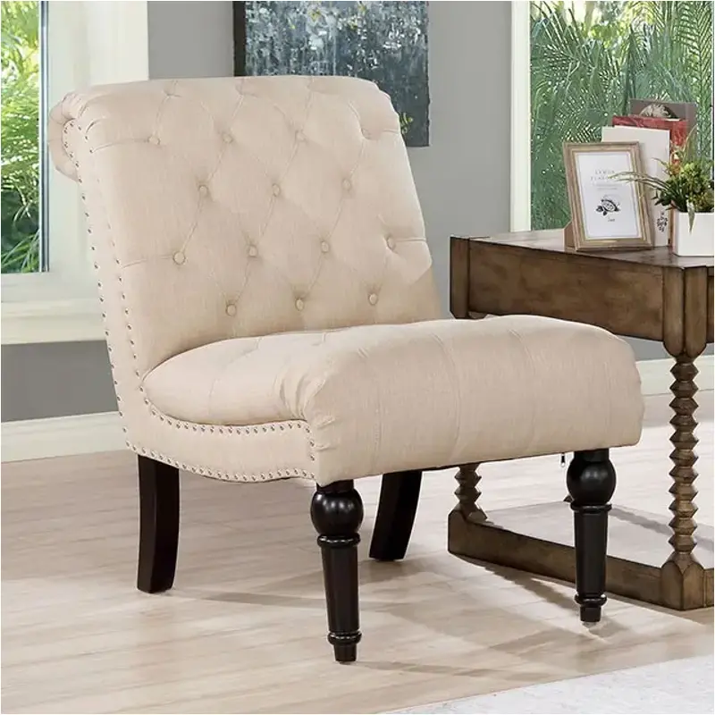 Cm6210bg-ch Furniture Of America Louella Living Room Furniture Living Room Chair
