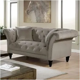 Cm6210gy-lv Furniture Of America Louella Living Room Furniture Loveseat