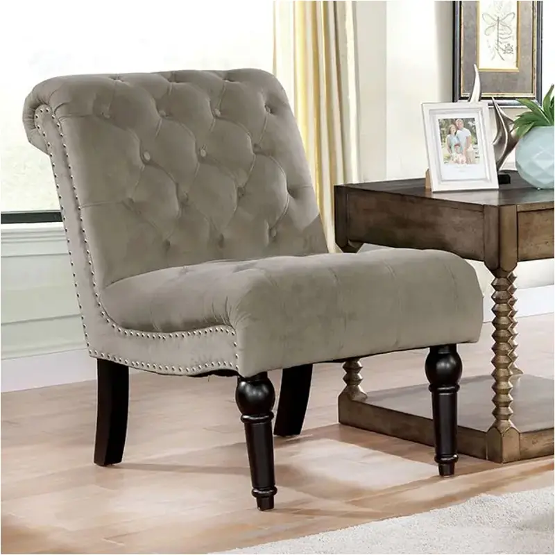 Cm6210gy-ch Furniture Of America Louella Living Room Furniture Living Room Chair