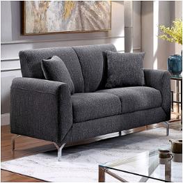 Cm6088gy-lv Furniture Of America Lauritz Living Room Furniture Loveseat