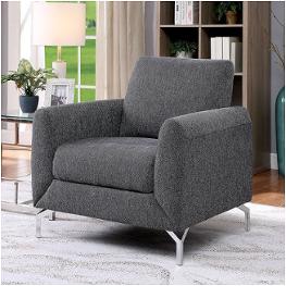 Cm6088gy-ch Furniture Of America Lauritz Living Room Furniture Living Room Chair