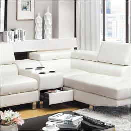 Cm6833wh Furniture Of America Kemina Living Room Furniture Sectional
