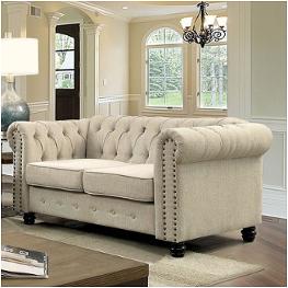 Cm6342iv-lv Furniture Of America Winifred Living Room Furniture Loveseat