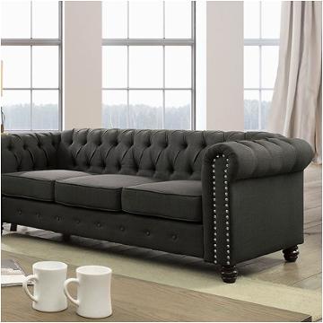 Cm6342gy-sf Furniture Of America Living Room Furniture Sofa
