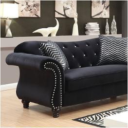 Cm6159bk-lv Furniture Of America Jolanda Living Room Furniture Loveseat