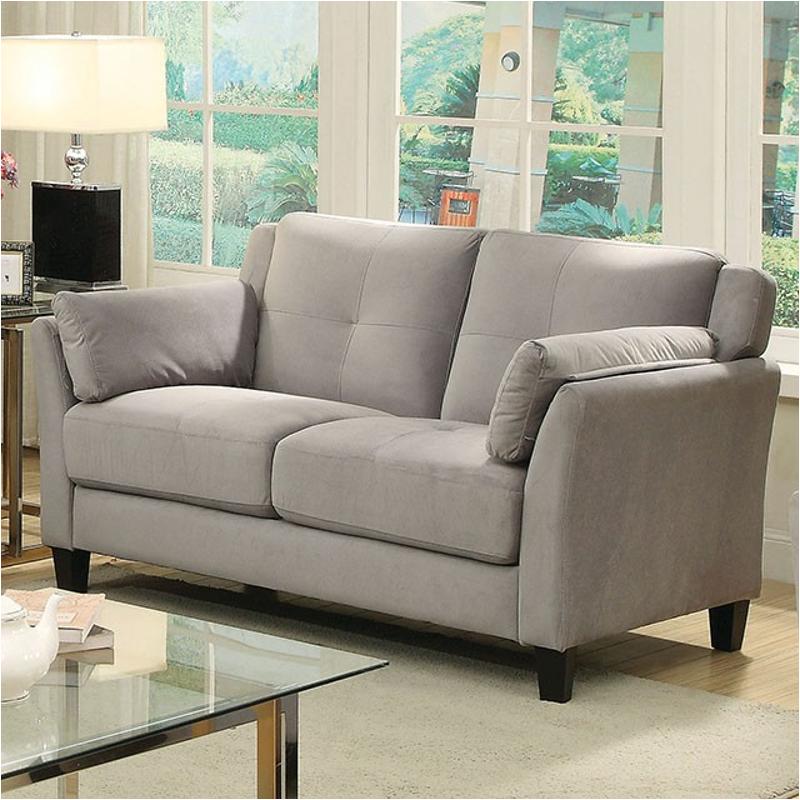 Cm6716gy-lv Furniture Of America Ysabel Living Room Furniture Loveseat