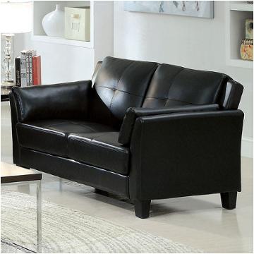 Cm6717bk-lv Furniture Of America Pierre Living Room Furniture Loveseat