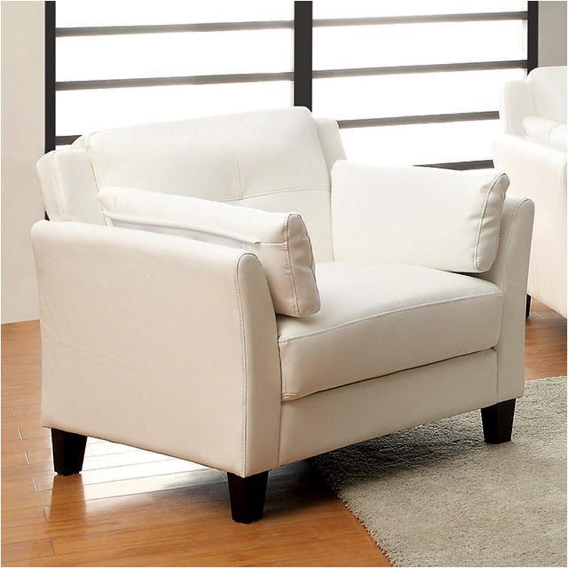 Cm6717wh-ch Furniture Of America Pierre Living Room Furniture Living Room Chair