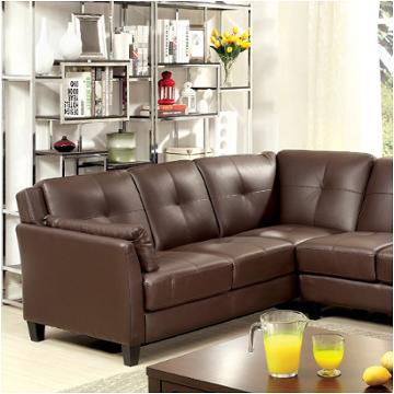 Cm6268br Furniture Of America Living Room Furniture Sectional