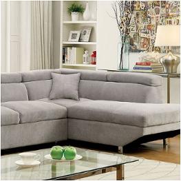 Cm6124gy Furniture Of America Foreman Living Room Furniture Sectional