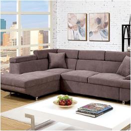 Cm6125br Furniture Of America Foreman Living Room Furniture Sectional